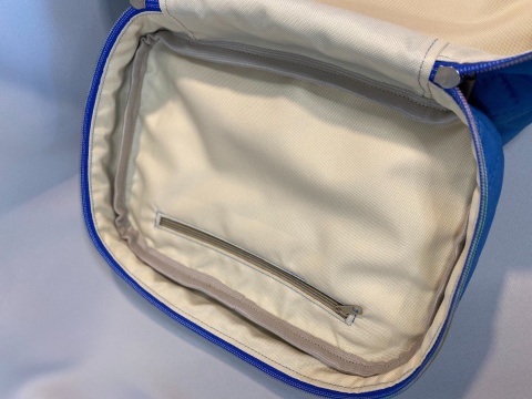 Kosmetyczka czaszki i błękit rozmiar L