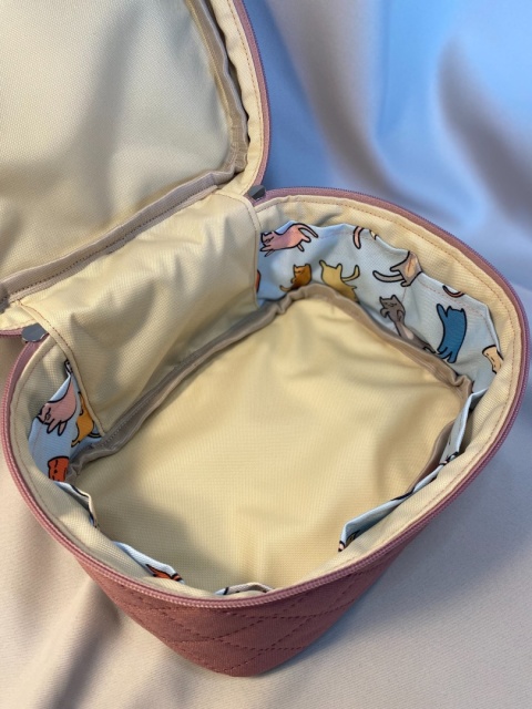 Kosmetyczka kotki i róż rozmiar M