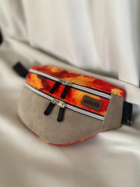 Nerka Luna z weluru jesienne liście rozmiar M - NA ZAMÓWIENIE