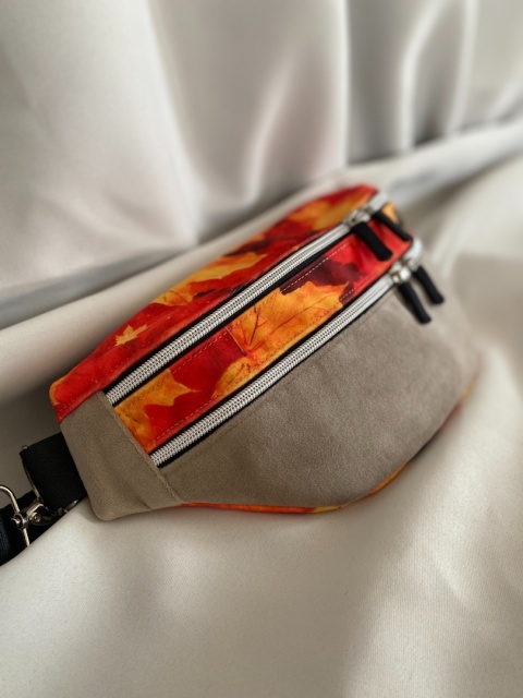 Nerka Luna z weluru jesienne liście rozmiar M - NA ZAMÓWIENIE