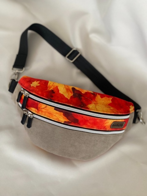 Nerka Luna z weluru jesienne liście rozmiar M - NA ZAMÓWIENIE