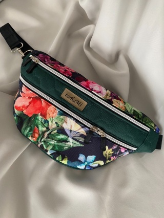 Nerka Luna z tkanin wodoodpornych jesienne kwiaty L - NA ZAMÓWIENIE