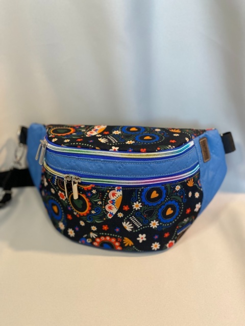 Nerka Jade z tkanin wodoodpornych czaszki i błękit rozmiar L