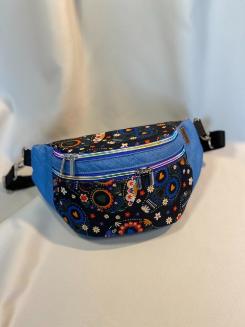 Nerka Jade z tkanin wodoodpornych czaszki i błękit rozmiar L