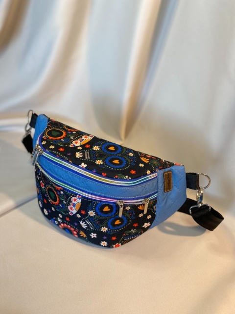 Nerka Jade z tkanin wodoodpornych czaszki i błękit rozmiar L