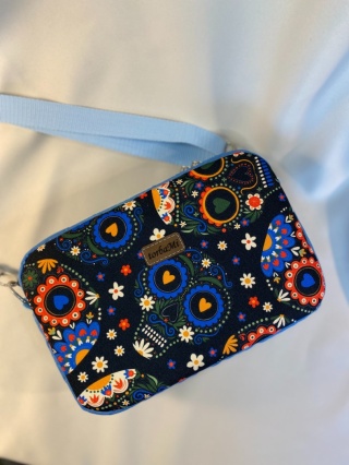 Torebka Tami czaszki i błękit