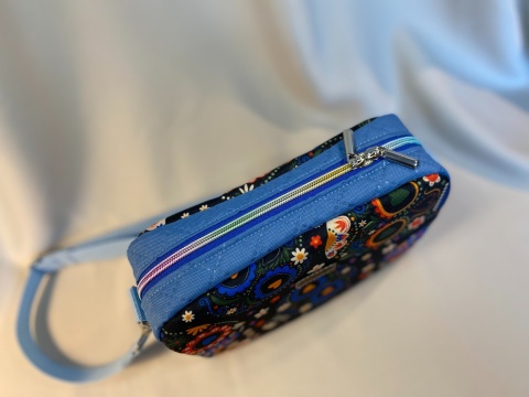 Torebka Tami czaszki i błękit