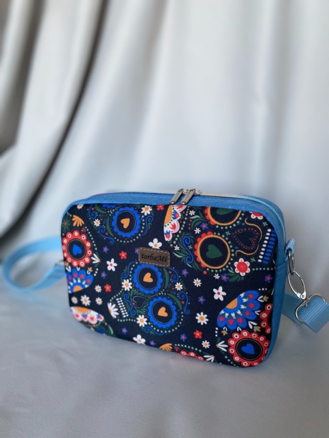 Torebka Tami czaszki i błękit