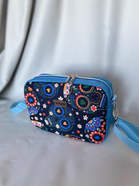 Torebka Tami czaszki i błękit