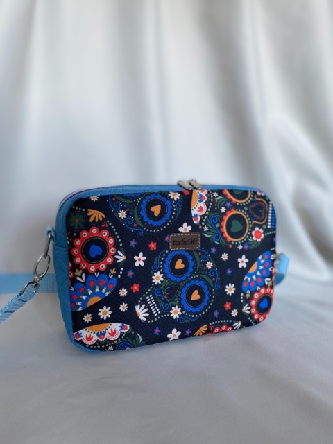 Torebka Tami czaszki i błękit