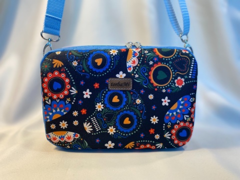 Torebka Tami czaszki i błękit