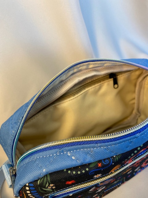 Torebka Tami czaszki i błękit