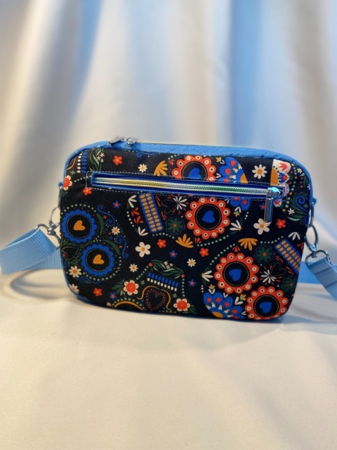 Torebka Tami czaszki i błękit