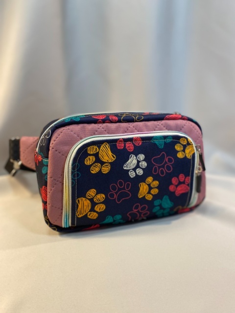 Zestaw na spacer z psem: saszetka biodrowa Tala i saszetka na smaczki - NA ZAMÓWIENIE