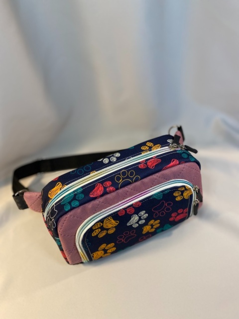 Zestaw na spacer z psem: saszetka biodrowa Tala i saszetka na smaczki - NA ZAMÓWIENIE