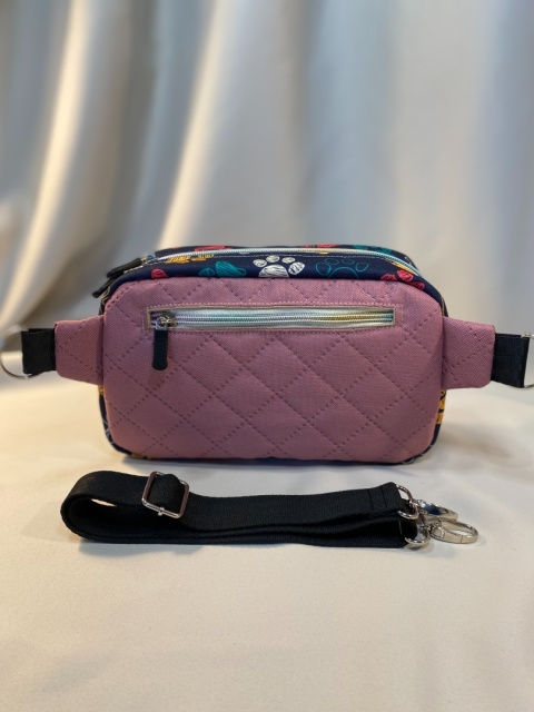 Zestaw na spacer z psem: saszetka biodrowa Tala i saszetka na smaczki - NA ZAMÓWIENIE