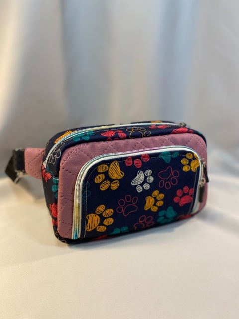 Zestaw na spacer z psem: saszetka biodrowa Tala i saszetka na smaczki - NA ZAMÓWIENIE